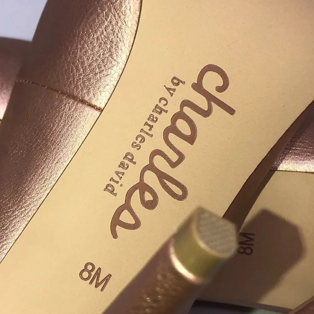 Charles by Charles David Leather Rose Gold Pumps SIZE 8 - Picture 5 of 9